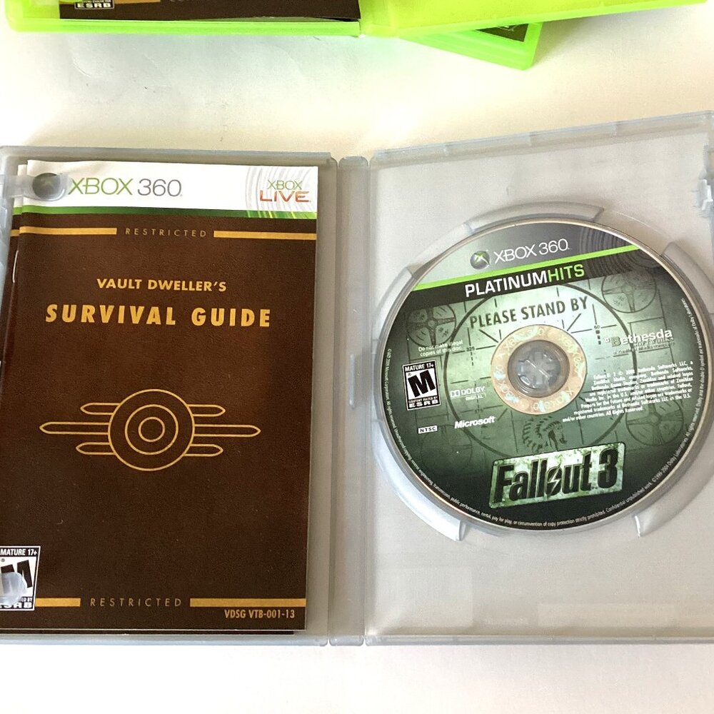 Fallout 3 Xbox 360 Games Live & Platinum Hits - Picture 5 of 7